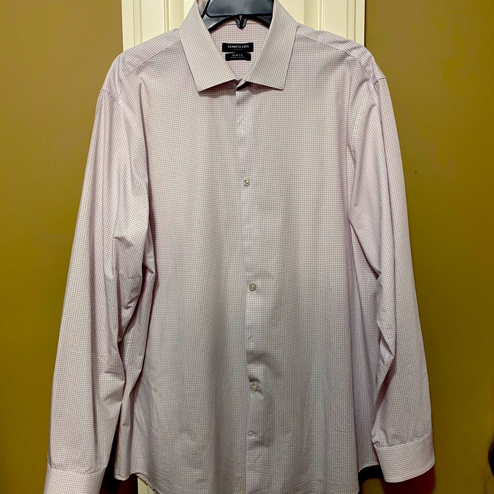 Kenneth Cole Men’s Long Sleeve Dress Shirt